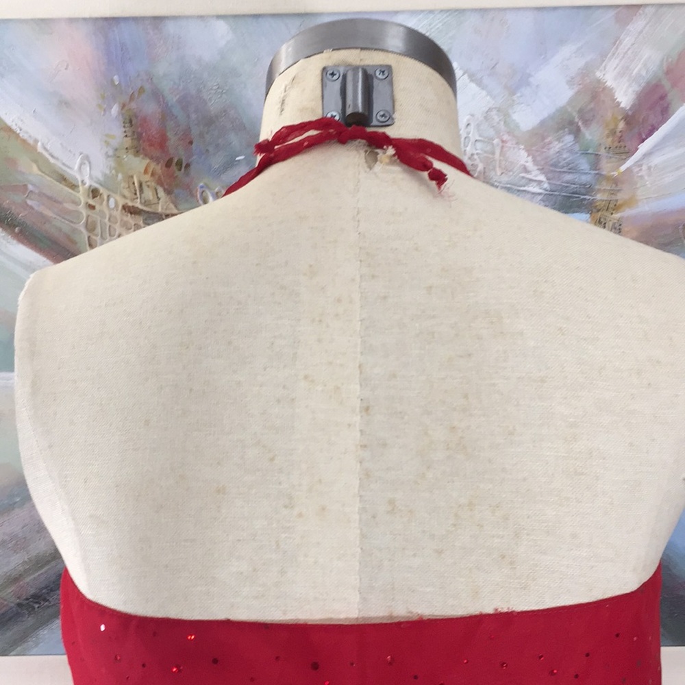 🌹No Tags Baby Doll Ruffle Halter Style Top - Picture 6 of 13